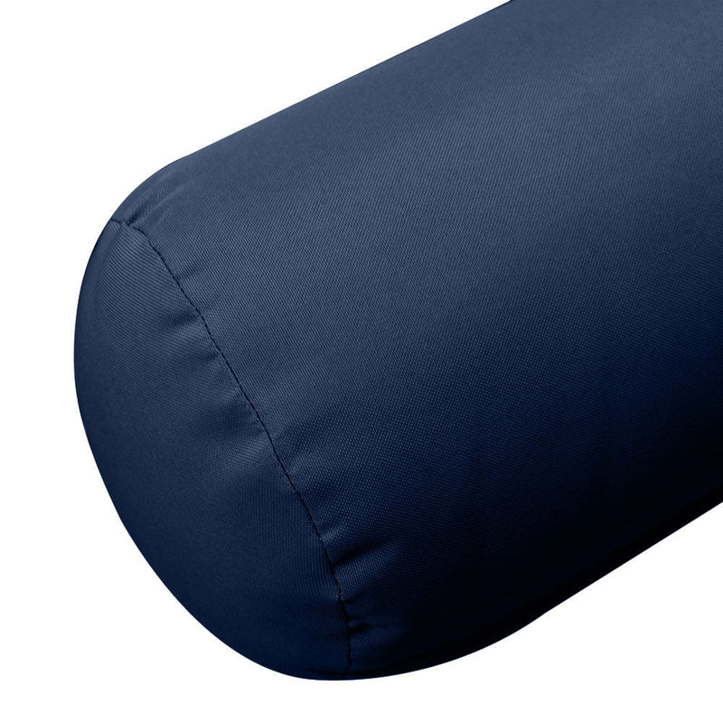 Style 6 Twin-XL Size Knife Edge Bolster Pillow Cushion Outdoor Slip Cover ONLY AD101