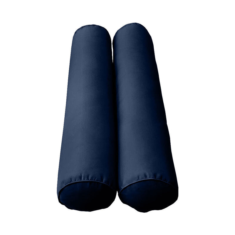 Style1 Twin-XL Size 5PC Pipe Outdoor Daybed Mattress Cushion Bolster Pillow Slip Cover Complete Set AD101