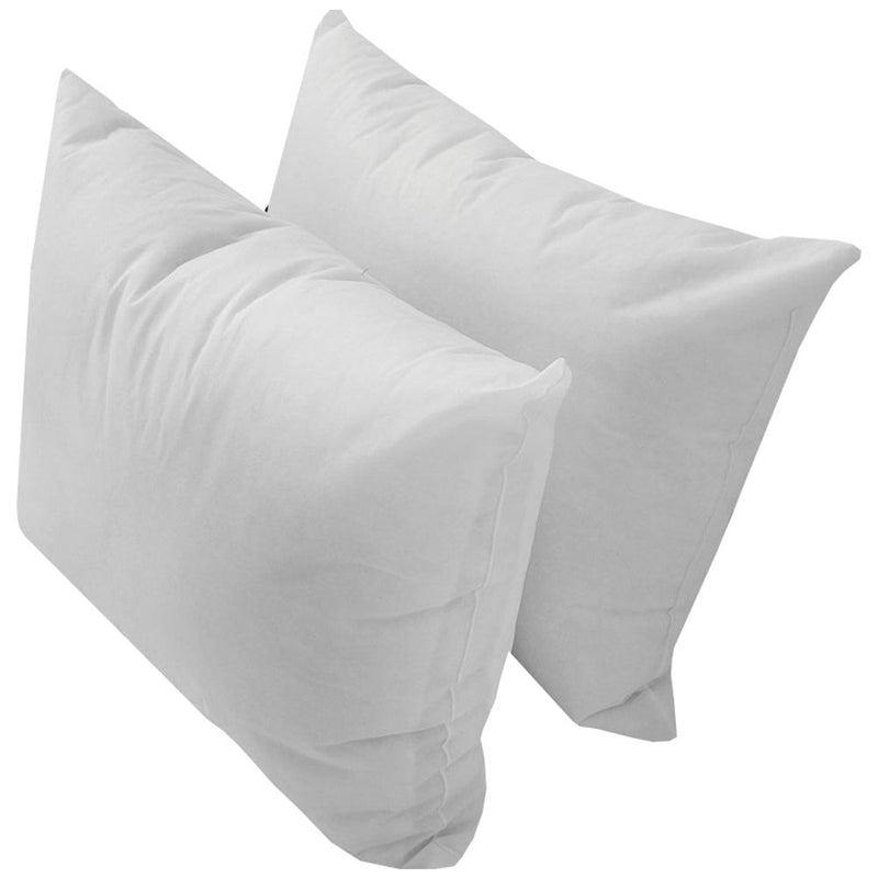 Style2 5PC Full Size Mattress Bolster Back Rest Pillows Cushion Polyester Fiberfill "INSERT ONLY"