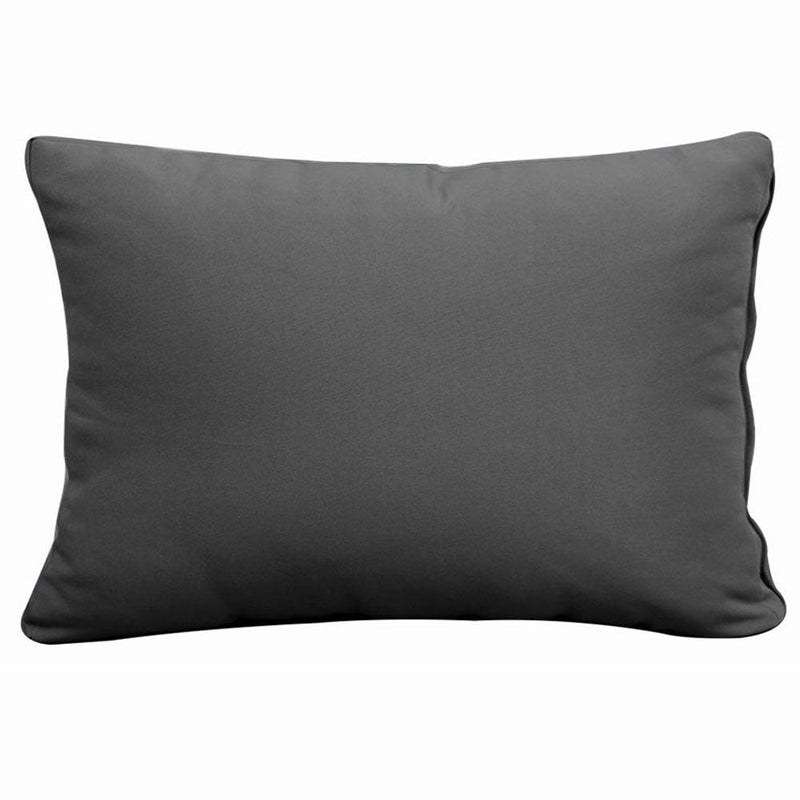 Style2 Crib Knife Edge Bolster & Back Pillow Cushion Outdoor SLIP COVER ONLY AD003