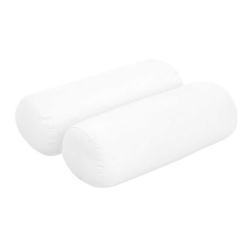 Style2 Full Size 5PC Knife Edge Outdoor Daybed Mattress Cushion Bolster Pillow Slip Cover Complete Set AD106