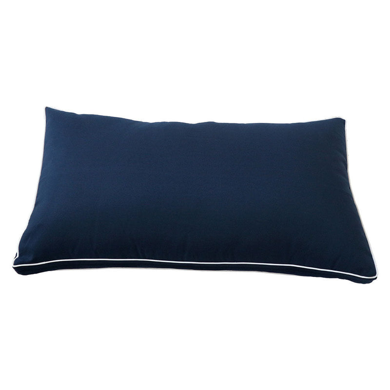 Style2 Twin Contrast Pipe Trim Bolster & Back Pillow Cushion Outdoor SLIP COVER ONLY AD101