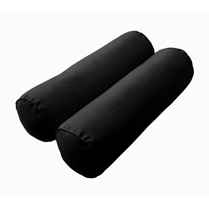 Style2 Twin Size 5PC Pipe Outdoor Daybed Mattress Cushion Bolster Pillow Slip Cover Complete Set AD109