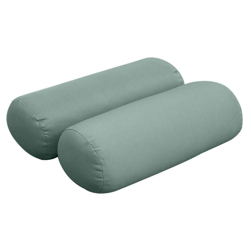 Style2 Twin-XL Size 5PC Knife Edge Outdoor Daybed Mattress Bolster Pillow Fitted Sheet Slip Cover Only AD002