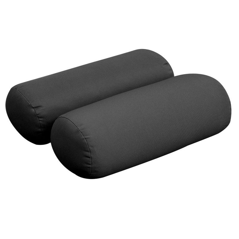 Style3 Crib Knife Edge Bolster & Back Pillow Cushion Outdoor SLIP COVER ONLY AD003