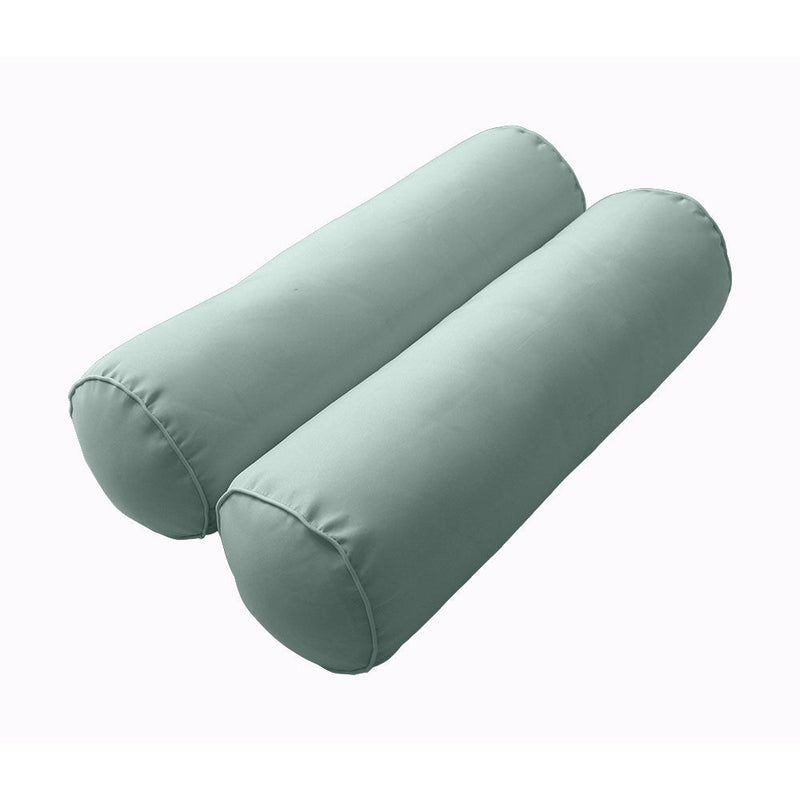 Style3 Twin Size 6PC Pipe Outdoor Daybed Mattress Cushion Bolster Pillow Slip Cover Complete Set AD002