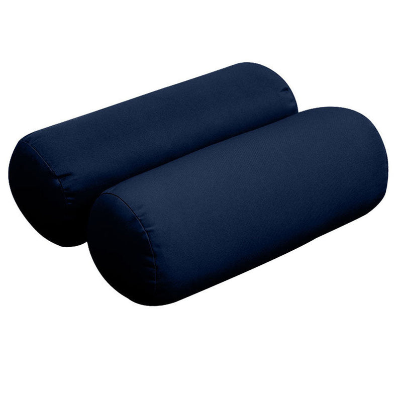 Style3 Twin-XL Size 6PC Knife Edge Outdoor Daybed Matress Cushion Bolster Pillow Slip Cover Complete Set AD101