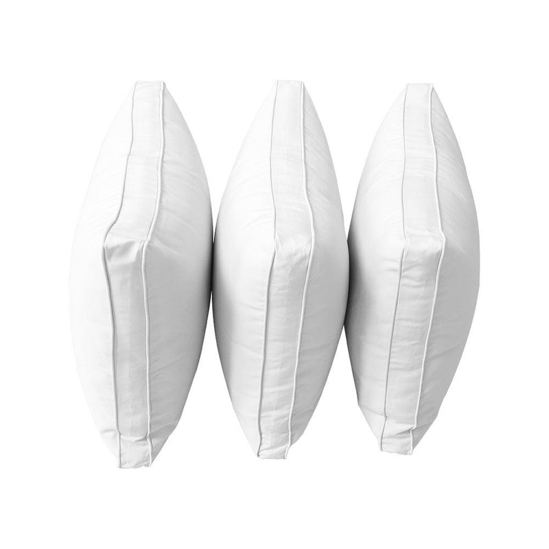 Style3 Twin-XL Size 6PC Pipe Outdoor Daybed Mattress Cushion Bolster Pillow Slip Cover Complete Set AD106