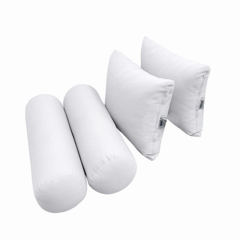 Style4 Twin-XL Size 5PC Knife Edge Outdoor Daybed Mattress Cushion Bolster Pillow Slip Cover Complete Set AD105