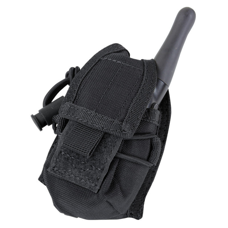 Condor BLACK HHR Handheld Radio Pouch Multi-Purpose Utility Pouch