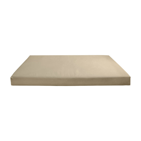 Knife Edge 8" FULL 75x54x8 Velvet Indoor Daybed Mattress |COVER ONLY|-AD304