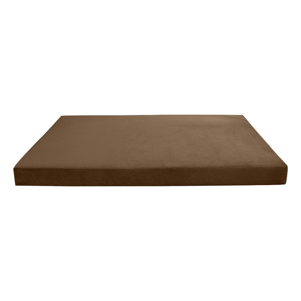 Knife Edge 8" FULL 75x54x8 Velvet Indoor Daybed Mattress |COVER ONLY|-AD308