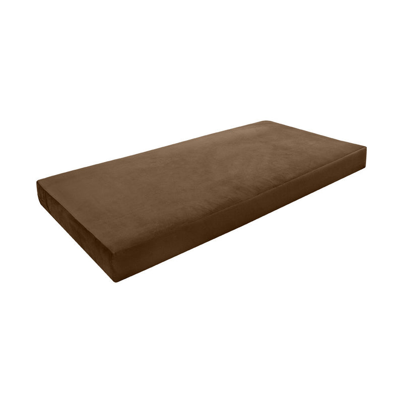 Knife Edge 8" FULL 75x54x8 Velvet Indoor Daybed Mattress |COVER ONLY|-AD308