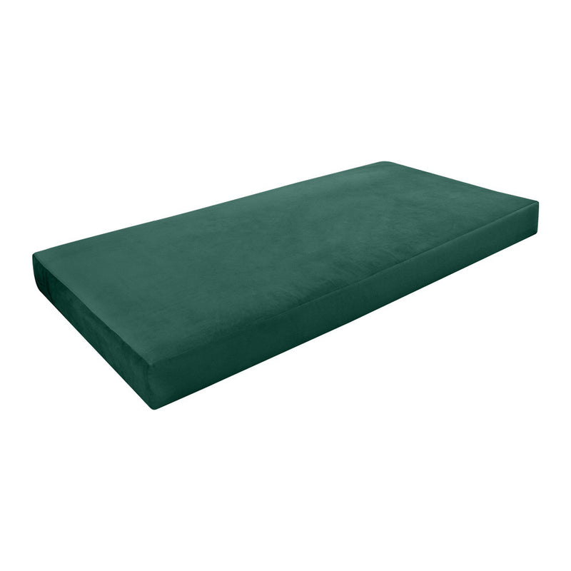 Knife Edge 8" FULL 75x54x8 Velvet Indoor Daybed Mattress |COVER ONLY|-AD317