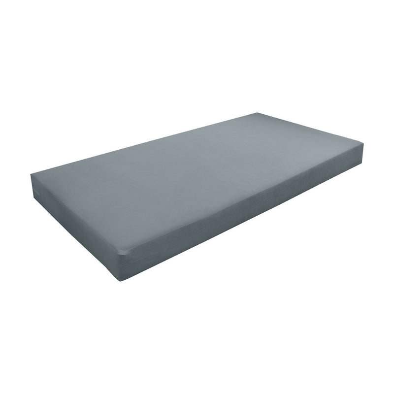 Knife Edge 8" FULL 75x54x8 Velvet Indoor Daybed Mattress |COVER ONLY|-AD347