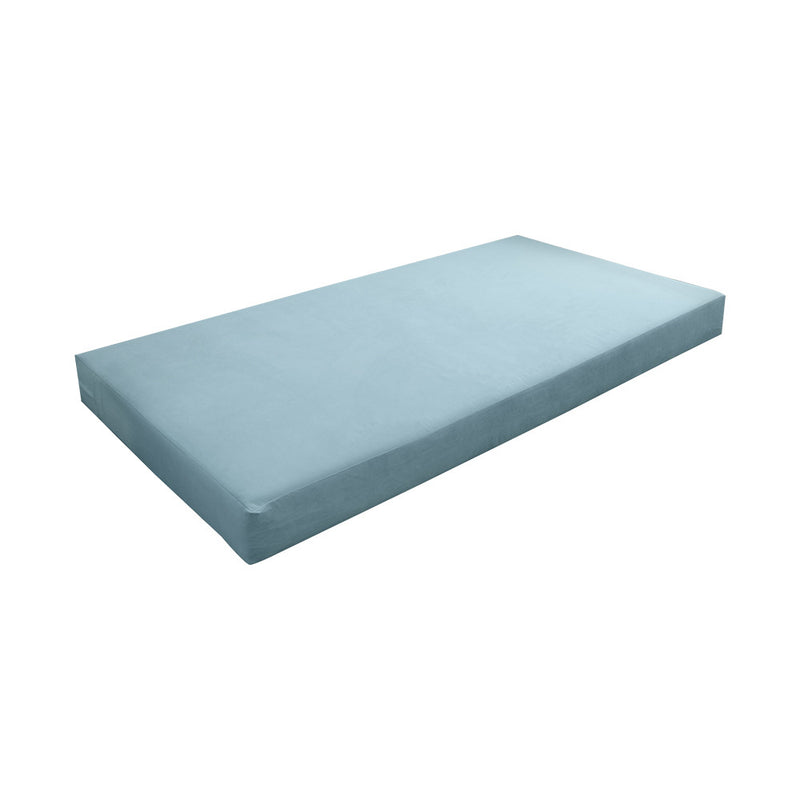 Knife Edge 8" Twin-XL Size 80x39x8 Velvet Indoor Daybed Mattress Fitted Sheet |COVER ONLY| - AD355