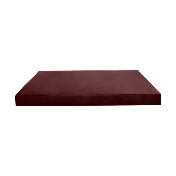 Same Pipe 6" Twin-XL 80x39x6 Velvet Indoor Daybed Mattress |COVER ONLY| -AD368