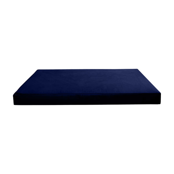 Same Pipe 6" Twin Size 75x39x6 Velvet Indoor Daybed Mattress Fitted Sheet |COVER ONLY|-AD373