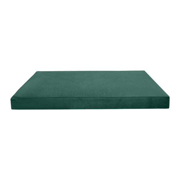 Same Pipe 8" Twin-XL 80x39x8 Velvet Indoor Daybed Mattress |COVER ONLY|-AD317