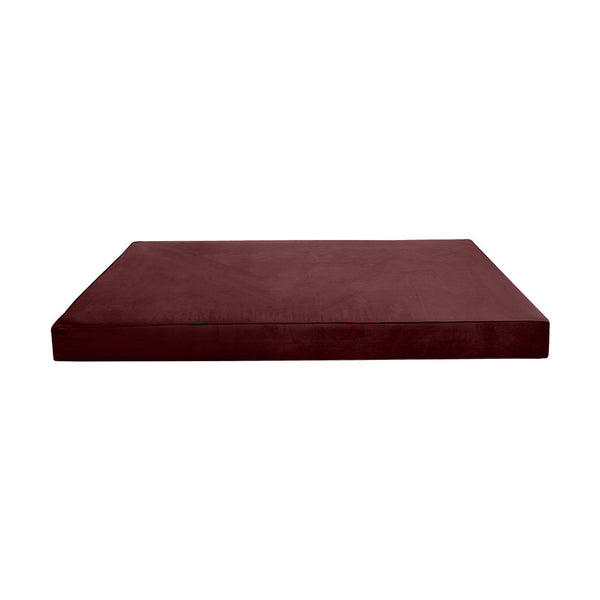 Same Pipe 8" Twin-XL 80x39x8 Velvet Indoor Daybed Mattress |COVER ONLY|-AD368