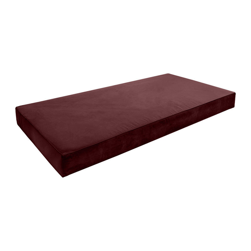 Same Pipe 8" Twin-XL 80x39x8 Velvet Indoor Daybed Mattress |COVER ONLY|-AD368