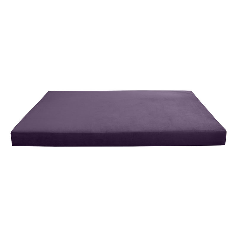 Knife Edge 8" Twin Size 75x39x8 Velvet Indoor Daybed Mattress Fitted Sheet |COVER ONLY| - AD339