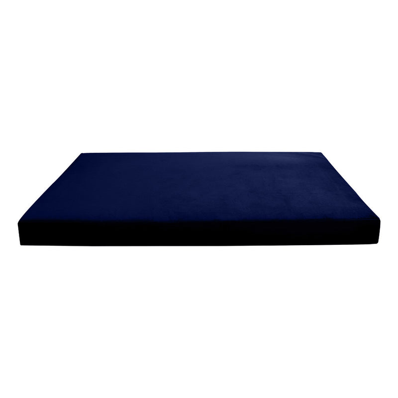 Knife Edge 8" Twin Size 75x39x8 Velvet Indoor Daybed Mattress Fitted Sheet |COVER ONLY| - AD373