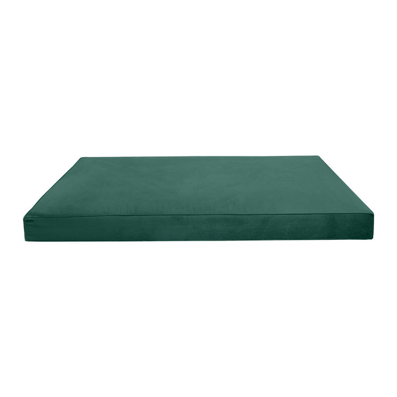 Same Pipe 6" Twin-XL 80x39x6 Velvet Indoor Daybed Mattress |COVER ONLY| -AD317