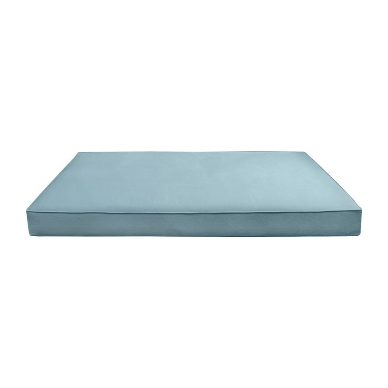 Same Pipe 6" Twin-XL 80x39x6 Velvet Indoor Daybed Mattress |COVER ONLY| -AD355