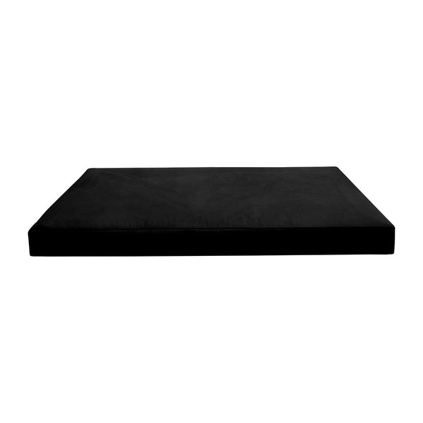 Same Pipe 6" Twin-XL 80x39x6 Velvet Indoor Daybed Mattress |COVER ONLY| -AD374