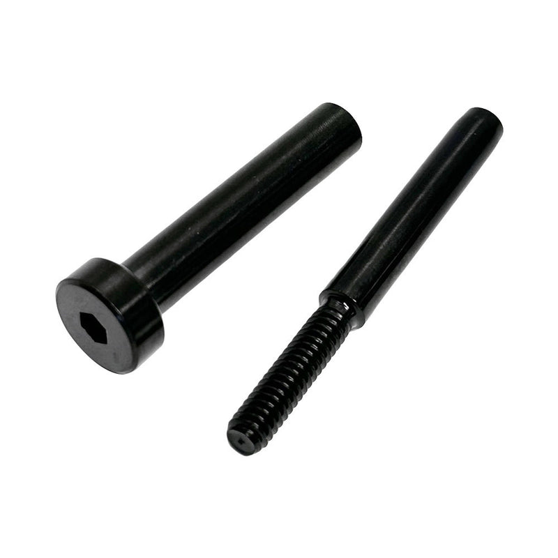 20 Pcs Stainless Steel T316 Black Oxide 3/16" Cable Railing Invisible Receiver End Fittings Swage