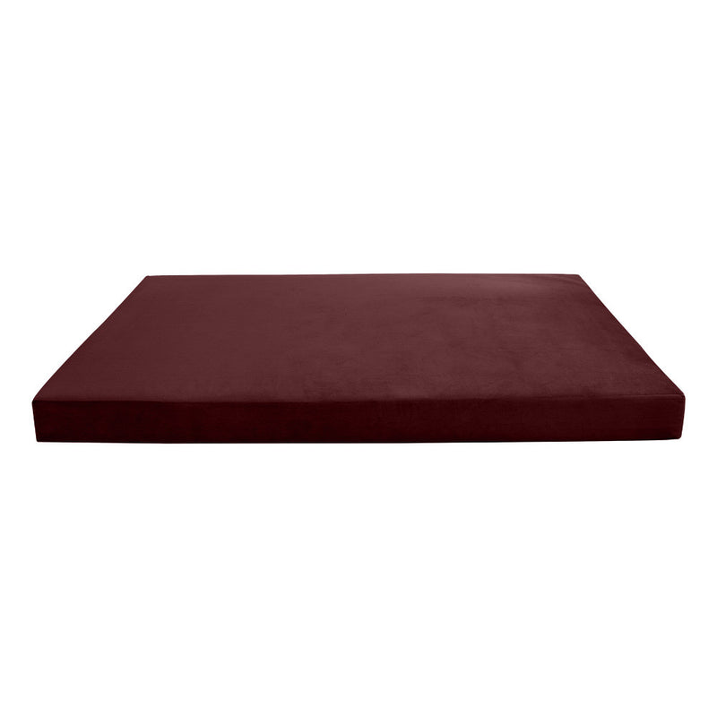 STYLE V3 Full Velvet Knife Edge Indoor Daybed Mattress Pillow |COVER ONLY| AD368