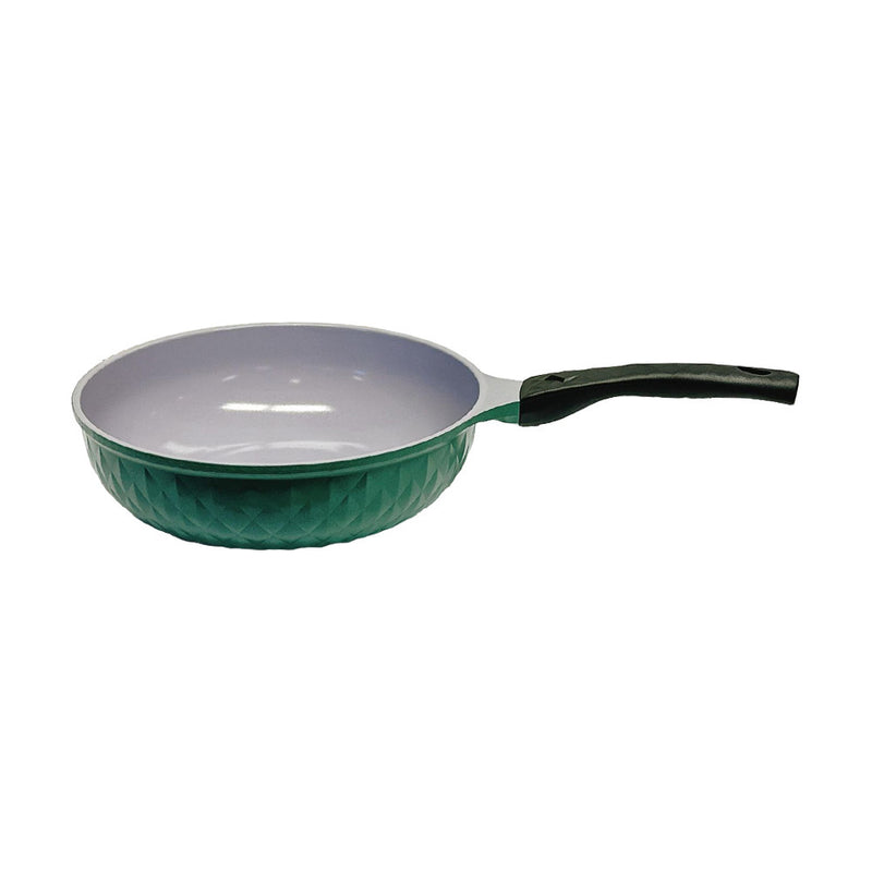 11'' Ceramic Frying Wok Cookware Nonstick Ceramic Interior Exterior Cooking Pan