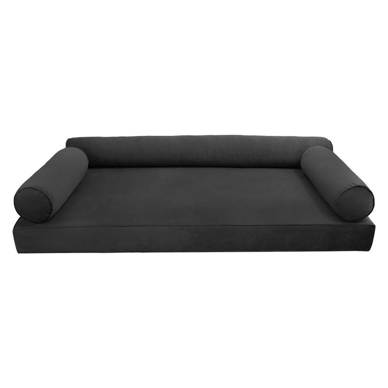 STYLE V6 Twin Velvet Pipe Trim Indoor Daybed Mattress Pillow |COVER ONLY| AD350