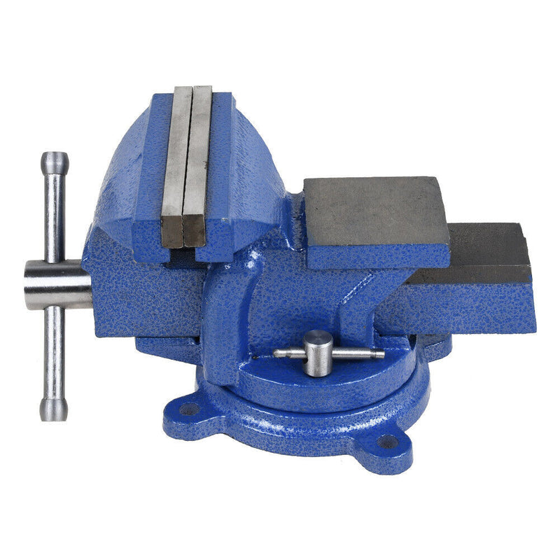 Heavy Duty 5" Bench Vise Anvil Swivel Locking Base Table Top Jaw Clamping Vise