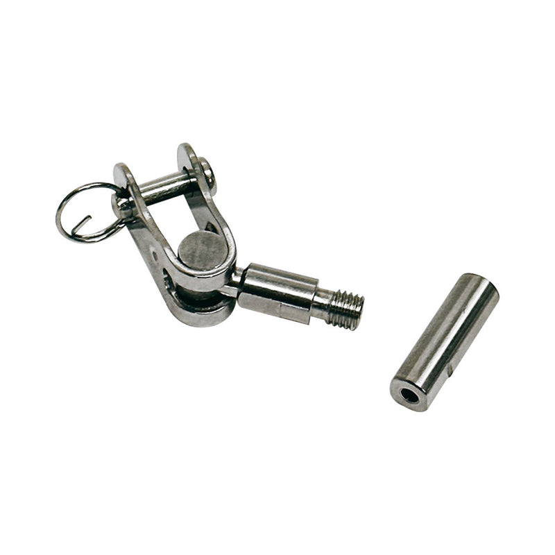 Marine Boat Stainless Steel Swageless Toggle For 3/16" Cable Wire Railing Jaw