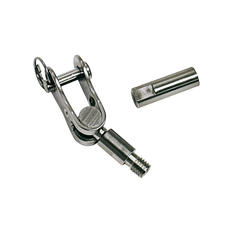 Marine Boat Stainless Steel Swageless Toggle For 3/16" Cable Wire Railing Jaw