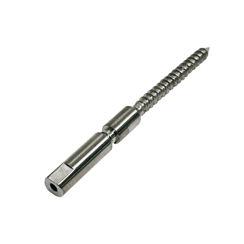 Marine Boat Stainless Steel Swageless lag Stud For 1/8" Cable Wire Rope Fishing