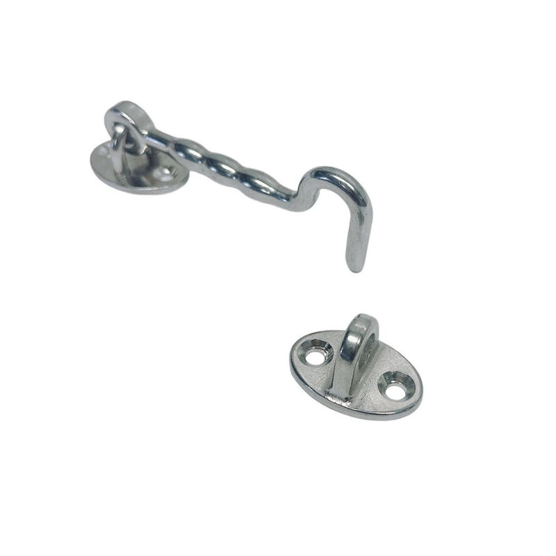 Marine Stainless Steel T316 3" Door Hook Lock Cabinet Cabin Door Hook Latch