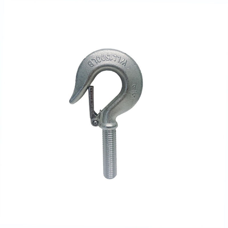 Marine Stainless Steel 5/8" Threaded Shank Hook Drop Forged Hook 1,500 Lb WLL