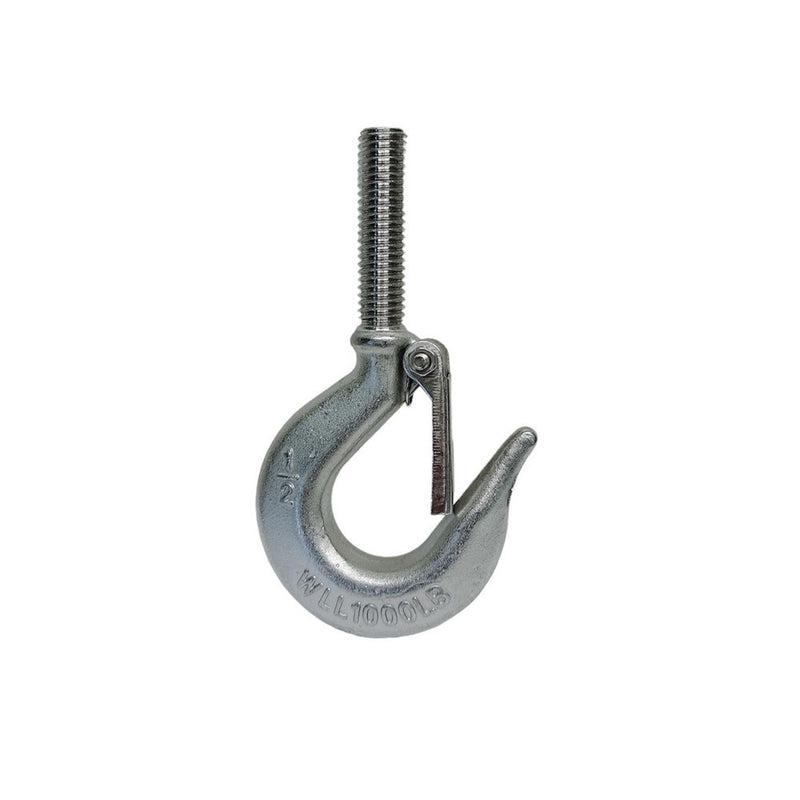 Marine Stainless Steel Threaded Shank Hook Drop Forged Hook _ Various Size