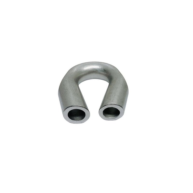 Marine Stainless Steel HD 1/2" Captive Tubular Thimble Wire Rope Tube Thimble