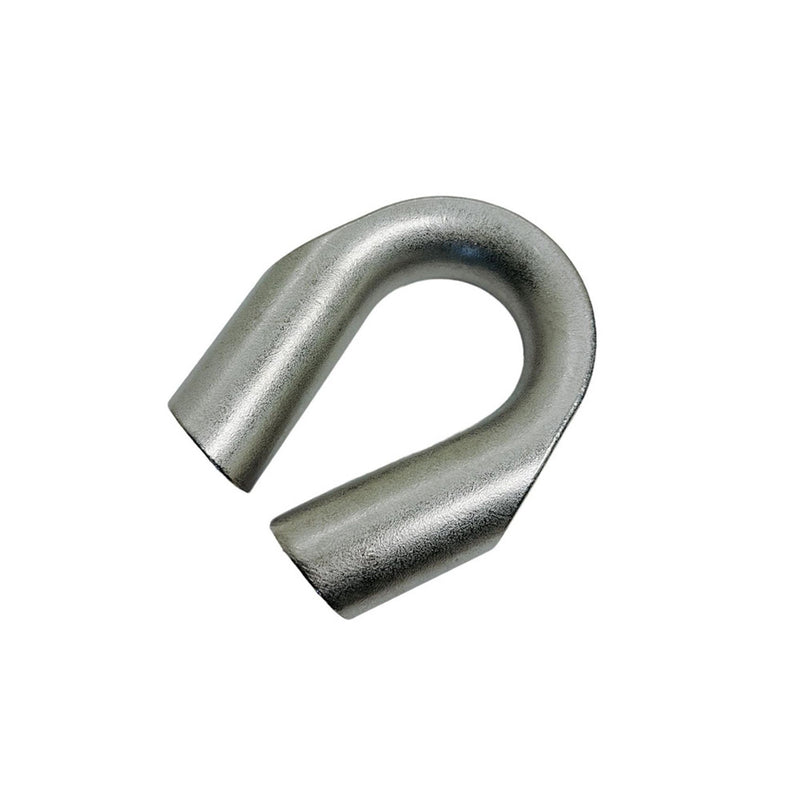 Marine Stainless Steel HD 1/2" Captive Tubular Thimble Wire Rope Tube Thimble