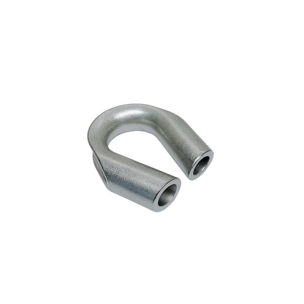 Marine Stainless Steel HD 1" Captive Tubular Thimble Wire Rope Tube Thimble