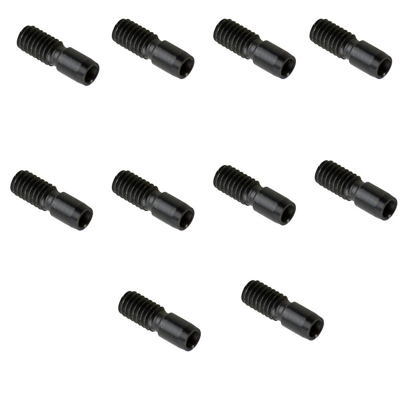 10 Pc Stainless Steel Black Oxide 1/4"-20 Swage Insert For 1/8" Cable Wire Rope