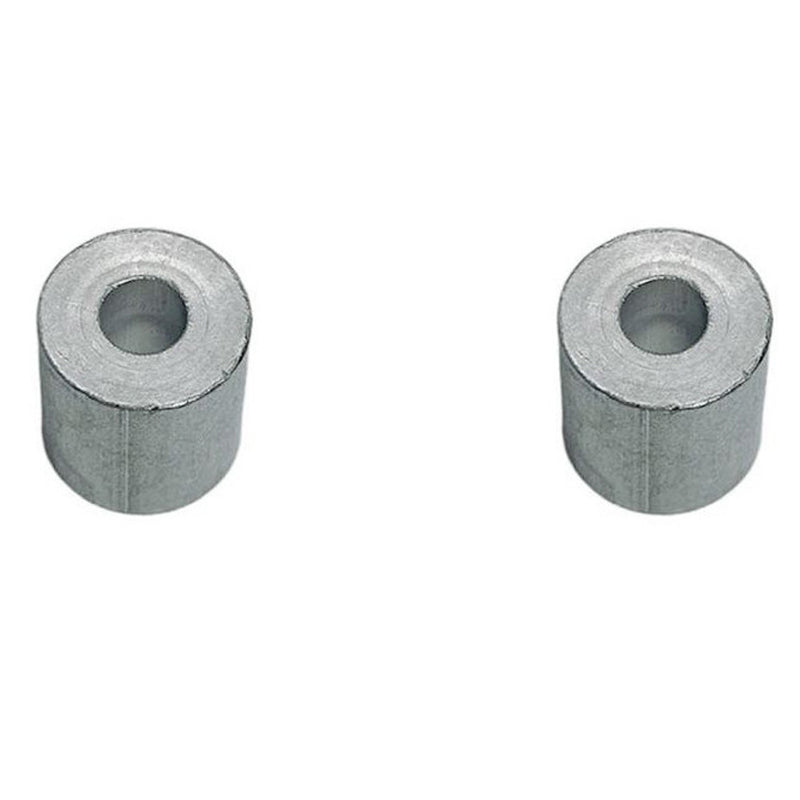 2 Pc 1/4" Aluminum Stop Button Aluminum Swage Stop Sleeve Button Rigging