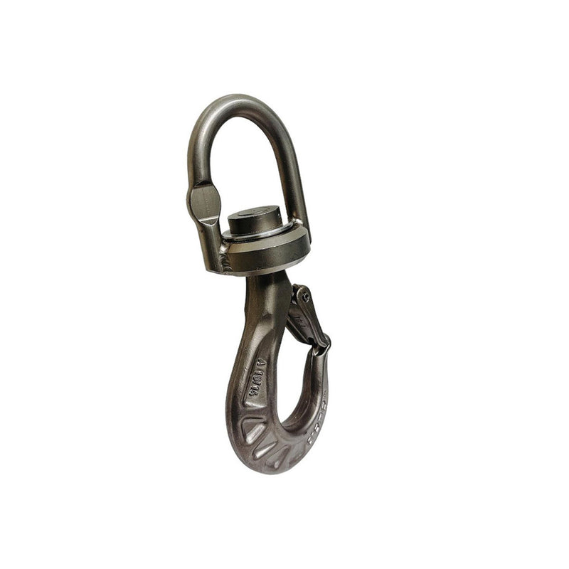 Stainless Steel T316 3/8" Overhead Eye Swivel Hook WLL 5,000 Lbs Load Hook