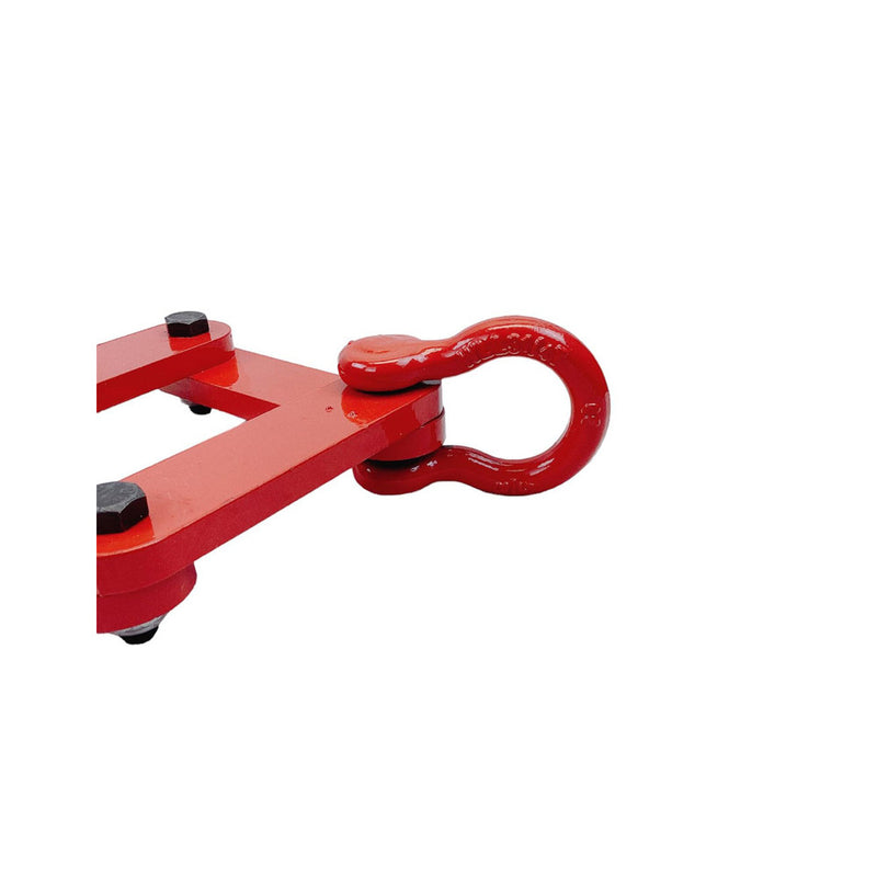 HD 2,000 Lbs Steel Single Pallet Puller Scissor Clamp Pallet Grabber Puller Tool