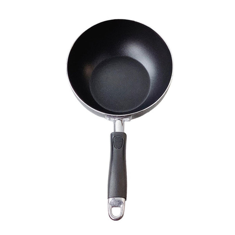 8-1/2" (22CM) Non-Stick Coating Wok Frying Pan With Lid Cooking Pot Cookware