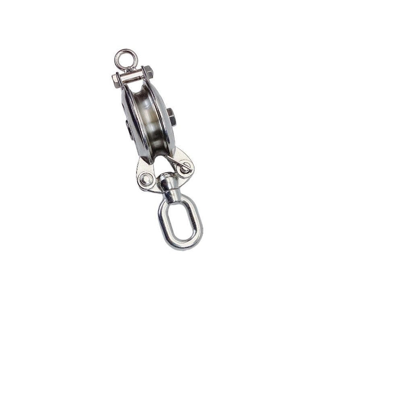 Heavy Duty Stainless Steel T316 Sheave Swivel Block Hoist Lift For Wire Rope